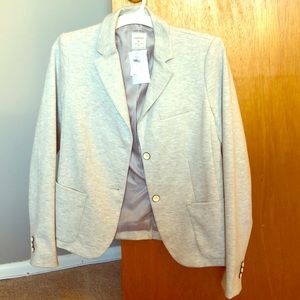 Gray blazer